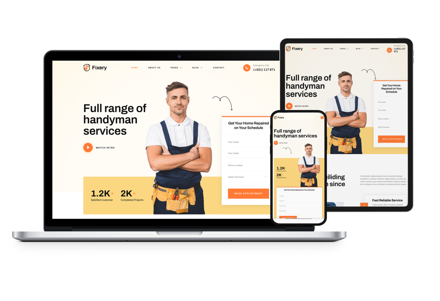 Work Well Websites Professional Templates work on all devices